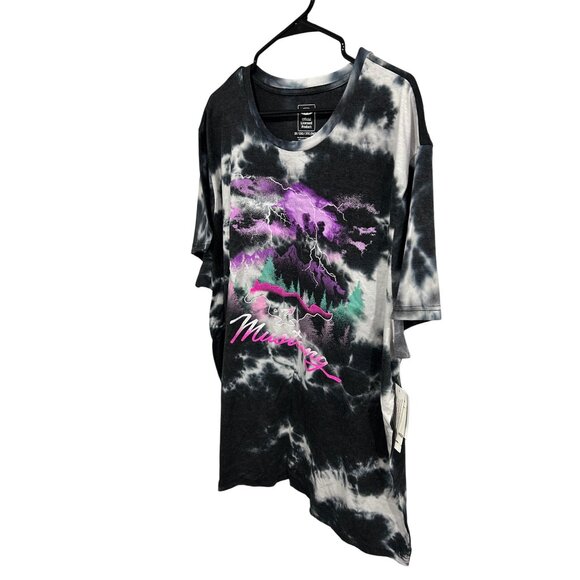 Ford NWT Licensed Mustang Night Scene Tie-Dye T-Shirt Sz 3X - Picture 3 of 9